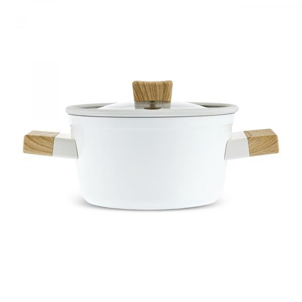 Karaca x Refika Swiss Crystal Creamy Wood Tencere 14 cm - Image 1