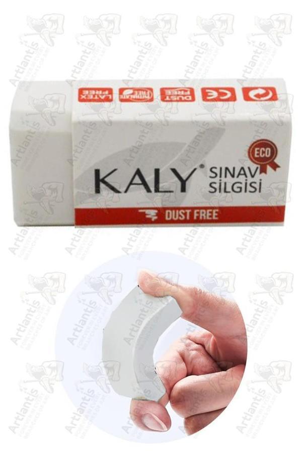 Sınav Silgisi Beyaz Silgi Orta Boy 1 Adet Silka Kaly Yumuşak Sınav Silgisi Ufalanmayan Okul Büro - Image 1