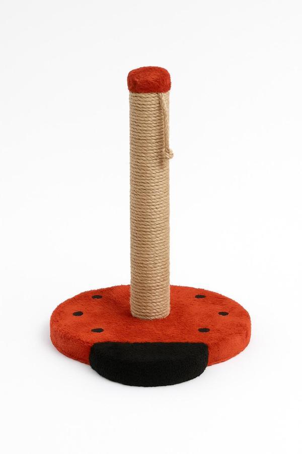 Reyo Pet Uğur Böceği Kedi Tırmalama Platformu Kırmızı - Image 1
