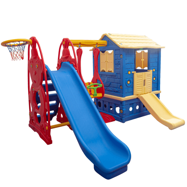 King Kids Ev Büyük Set Oyun evi Mavi - Image 1