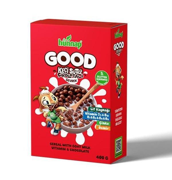 Nessiworld Hünnap Keçi Sütlü Çikolata ve Vitamin Tahıllı Glutensiz Gevrek 400 Gr - Image 1