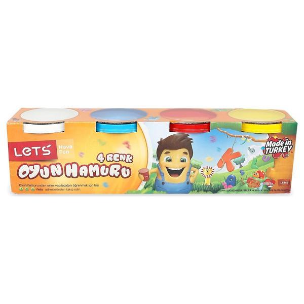Lets 4 Renk Oyun Hamuru Yenilenmiş Formül - Image 1