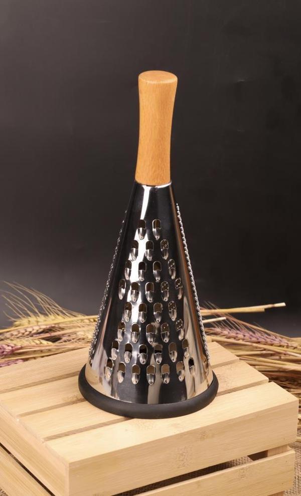 Ahşap Saplı Paslanmaz Çelik Rende 27 cm - Image 1