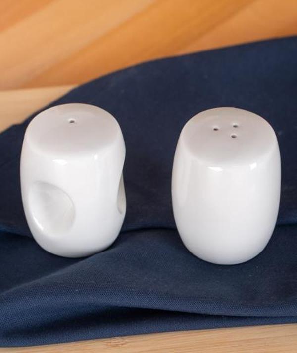 Bianco Perla Tuzluk/Biberlik Seti - 7 cm (Porselen) - Image 1