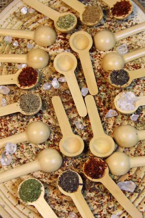 Bambu Ölçek Kaşığı - Baharat Kaşığı 6 adet  - Image 1