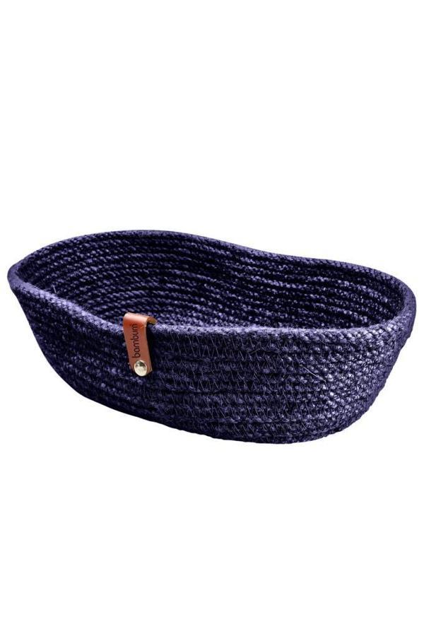 Bambum Koza - Oval Sepet Küçük Lacivert - Image 1