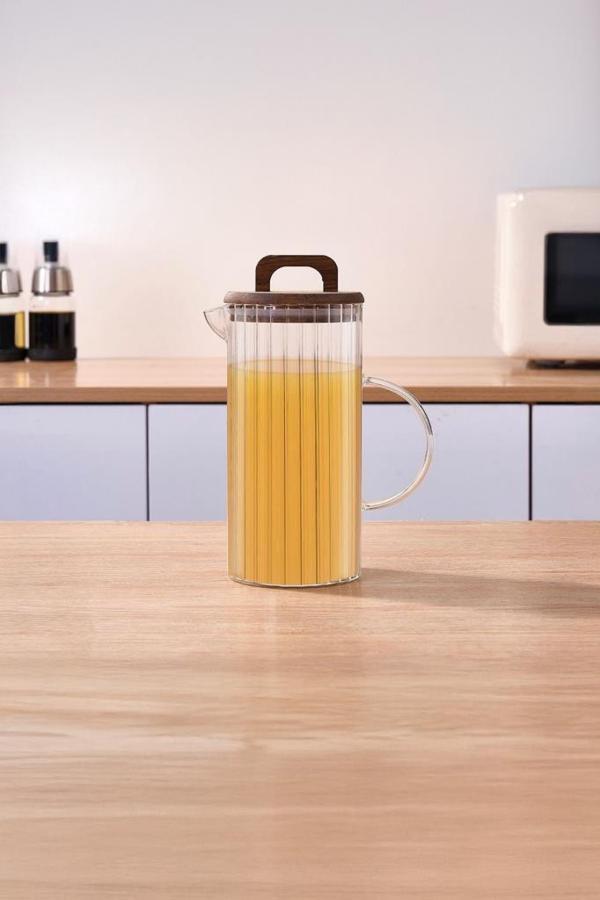 Yüksek Borosilikat Cam Kavanoz 1300 Ml - Image 1