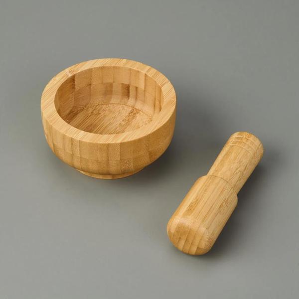 Bambu Havan Sarımsak Döveceği - Image 1