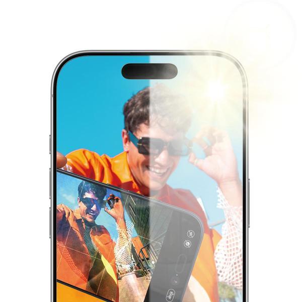 PanzerGlass iPhone Anti-Reflective Armor 17 | iPhone 16 Pro Çerçeve Aparatlı Armor Ekran Koruyucu 
 - Image 1