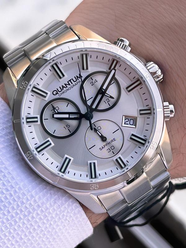 Quantum Sapphire Cam Çelik Kordon İç Kadran Fonksiyonları Aktif 10 Atm Erkek Kol Saati EPWG1159.330 - Image 1