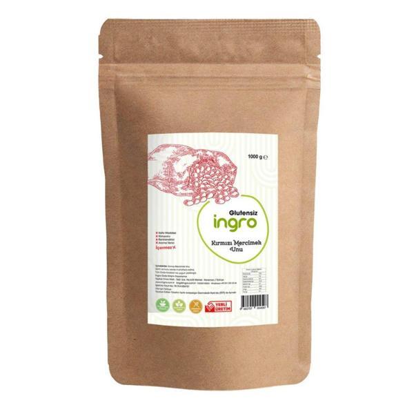 Glutensiz Kırmızı Mercimek Unu 1 KG - Image 1