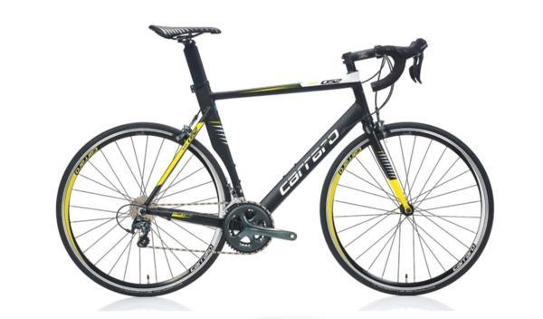 Carraro Race 052 540H 20V Tiagra Mat Siyah Sarı Beyaz Yol Yarış Bisikleti - Image 1