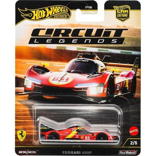 Hot Wheels Premium Cırcuit Legends Ferrarı 499P FPY86 JBK49 - Image 1