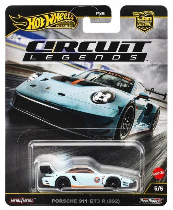 Hot Wheels Premium Cırcuit Legends Porsche 911 GT3 R (992) FPY86 JBK65 - Image 1