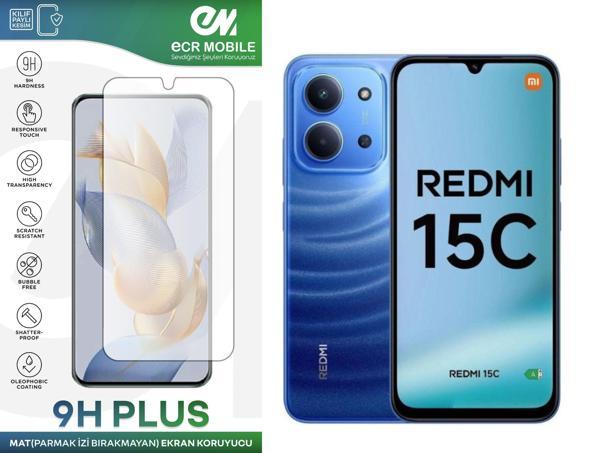 Redmi 15C ile Uyumlu Ekran Koruyucu MAT Parmak İzi Bırakmayan Esnek Nano Kırılmayan - Image 1