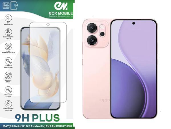 Oppo Reno 14F ile Uyumlu Ekran Koruyucu MAT Parmak İzi Bırakmayan Esnek Nano Kırılmayan - Image 1
