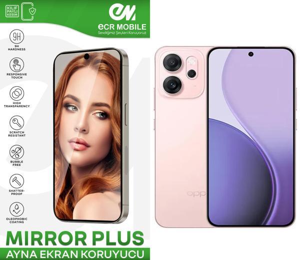 Oppo Reno 14F ile Uyumlu Esnek Ayna(Mirror) 9H Nano Ekran Koruyucu - Image 1