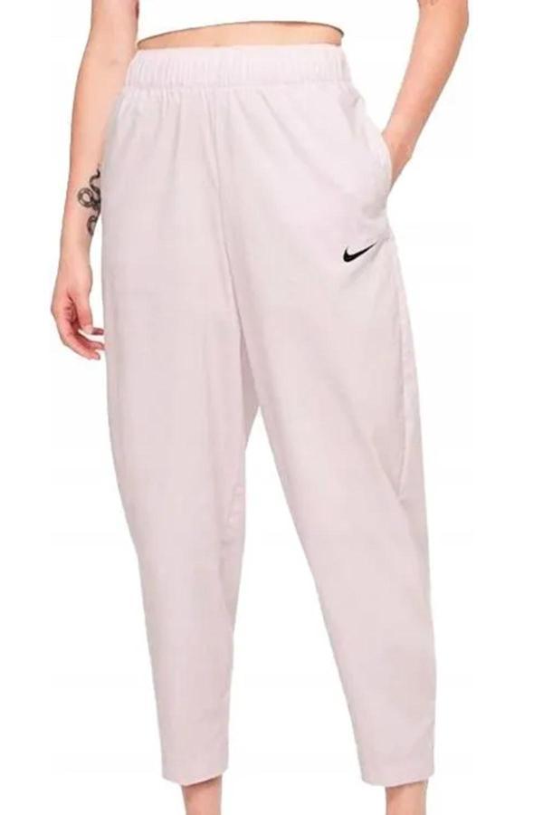 Nike Sportswear Essential Woven Loose Fİt High Rise Curve Trousers Kadın Dokuma Bol Kesim Eşofman Altı Lila - Image 1