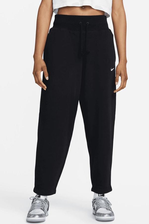 Nike Sportswear Phoenix Loose Fit Polar Kadın Bol Kesim Yüksek Bel Eşofman Altı Siyah - Image 1