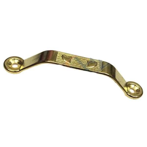 Dekoratif Zamak Kulp Dıştan - 64mm, Sarı, 1 Adet - Image 1