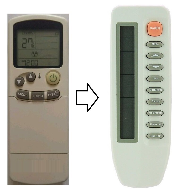 VESTEL ARH-112 Eşdeğer Klima Kumandası - Image 1