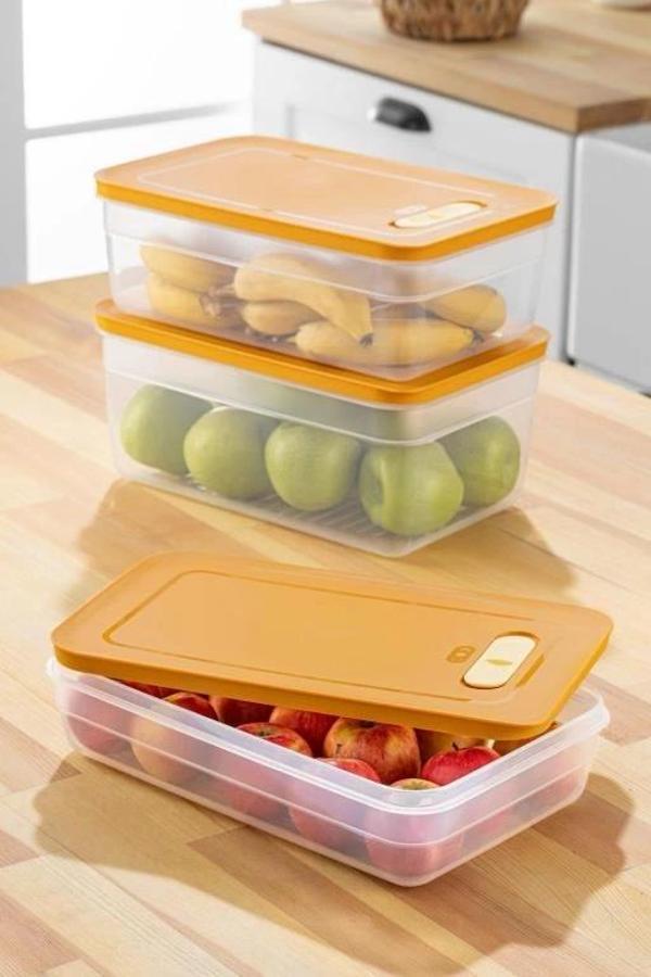 Tupper Model - Vakumlu - Mikrodalga Buzluk Saklama Kabı 3,8lt - Image 1