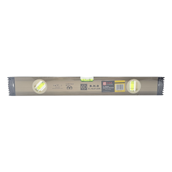 Fixonic B.H.D BHD00600 40cm Gri Mıknatıslı Alüminyum Su Terazisi - Image 1