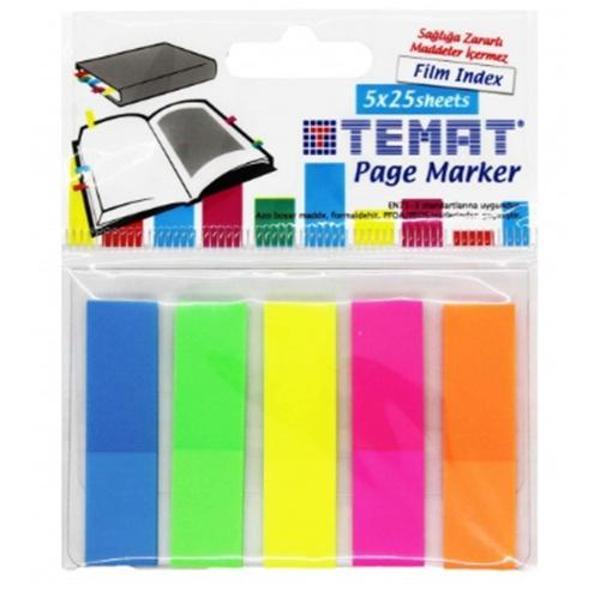 Temat Film İndex Renkli Postit 5Li - 2 adet - Image 1