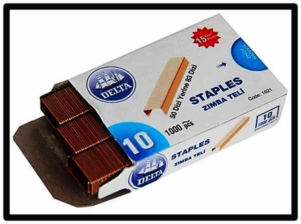 Delta Zımba Teli No:10 Bakır - 10 paket - Image 1
