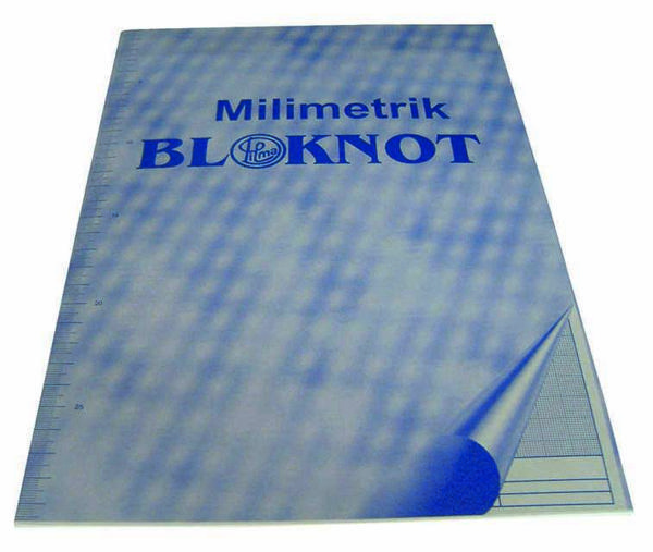 Dilman A4 Milimetrik Bloknot Mavi 40 Yaprak - 2 adet - Image 1
