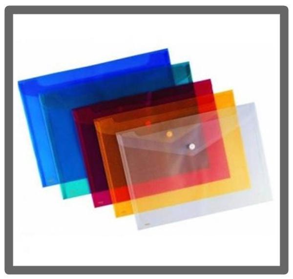 Çıtçıtlı Dosya Mavi A4 - 2 adet - Image 1