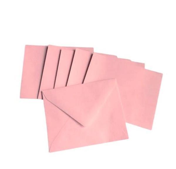 Küçük Zarf Kartvizit 7X9 Açık Pembe - 20 adet - Image 1