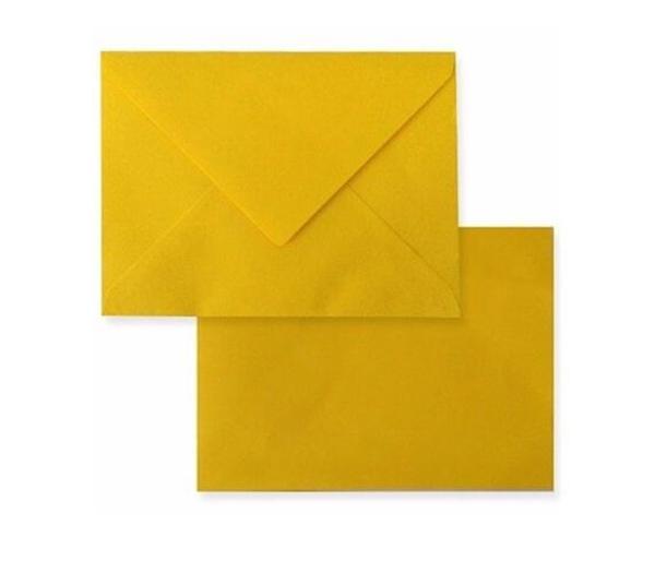 Küçük Zarf Kartvizit 7X9 Sarı - 20 adet - Image 1