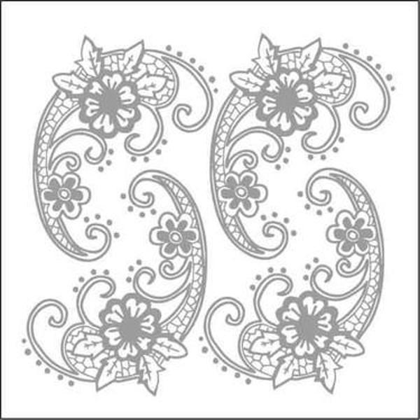 Artebella Transfer Silver 16X16Cm 7304 - Image 1