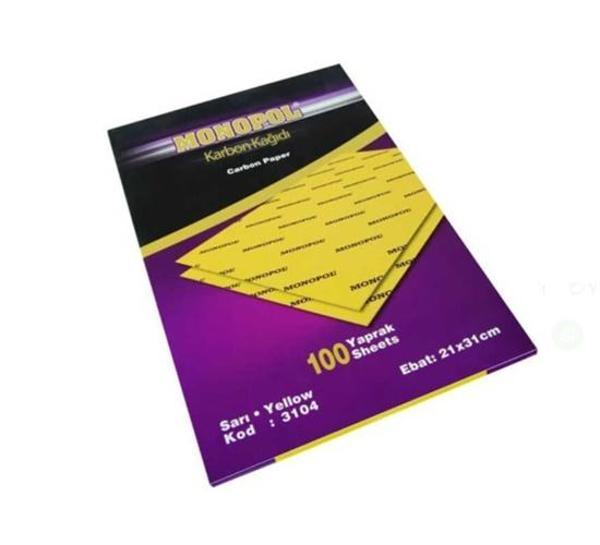 Monopol Karbon Kağıdı 100Lü sarı - Image 1