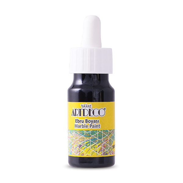 Artdeco Ebru Boyası 30Ml Siyah - 2 adet - Image 1