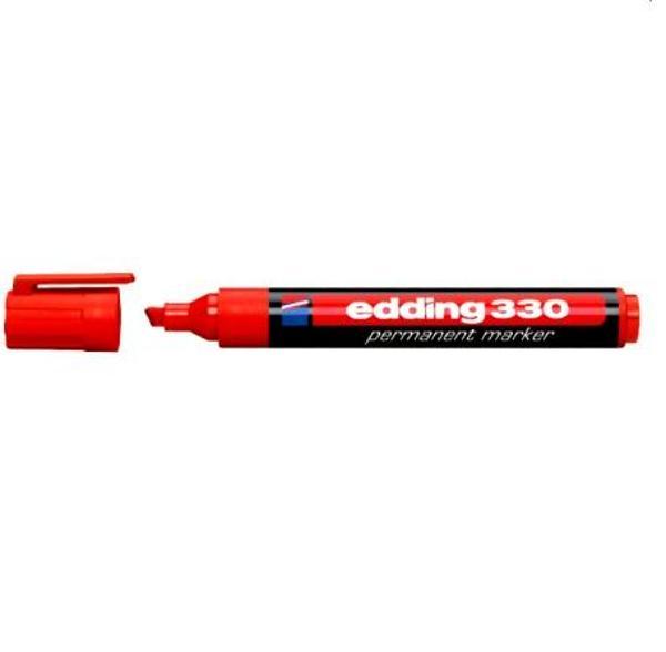 Edding Permanent Marker 330 Kırmızı - 3 adet - Image 1
