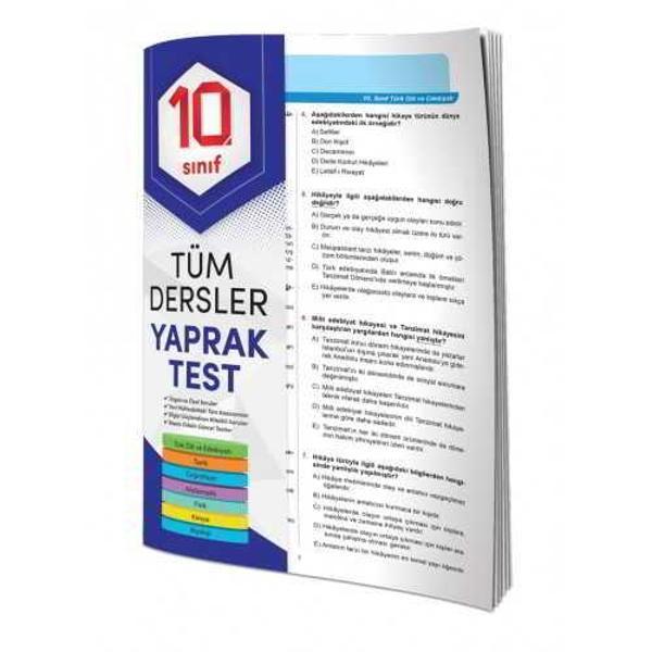 Element 10.Sınıf Tüm Dersler Yaprak Test - Image 1
