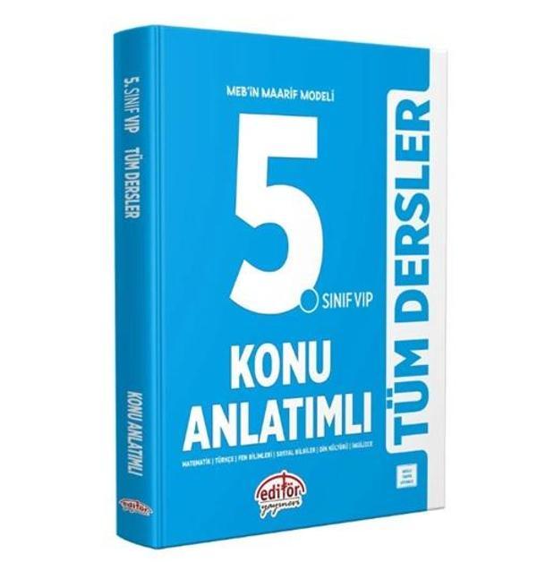 Editör 5.Sınıf Tüm Dersler Vip Konu Anlatımlı - Image 1