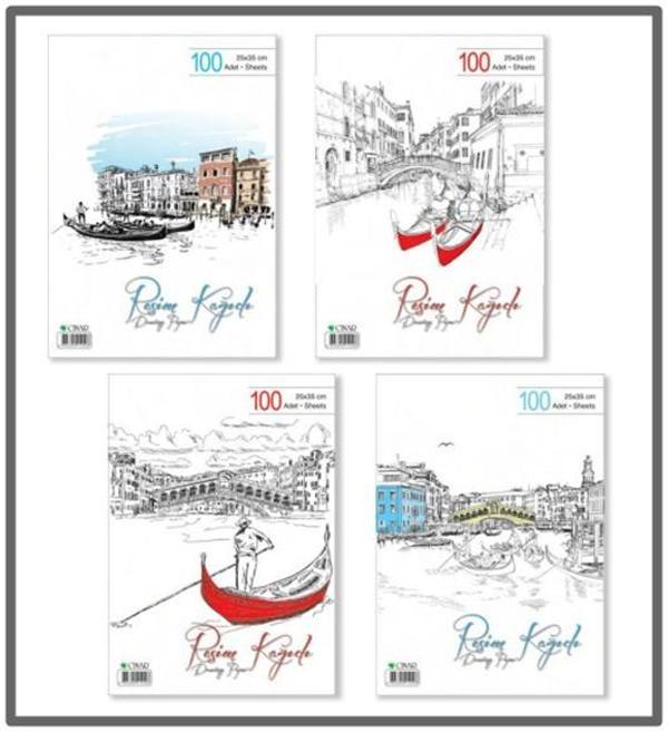 Çınar Resim Kağıdı 25X35 20Li - 2 paket - Image 1