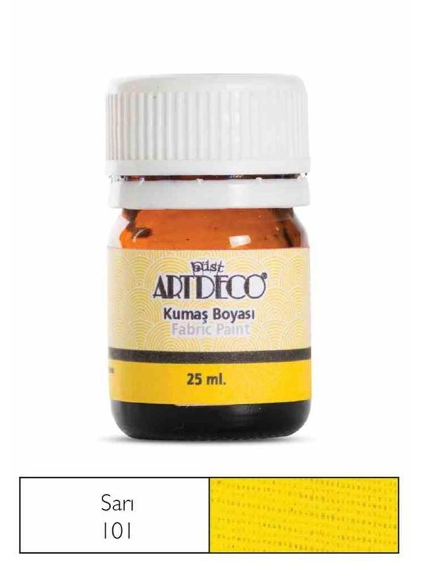Artdeco Kumaş Boyası Sarı 25ml - Image 1