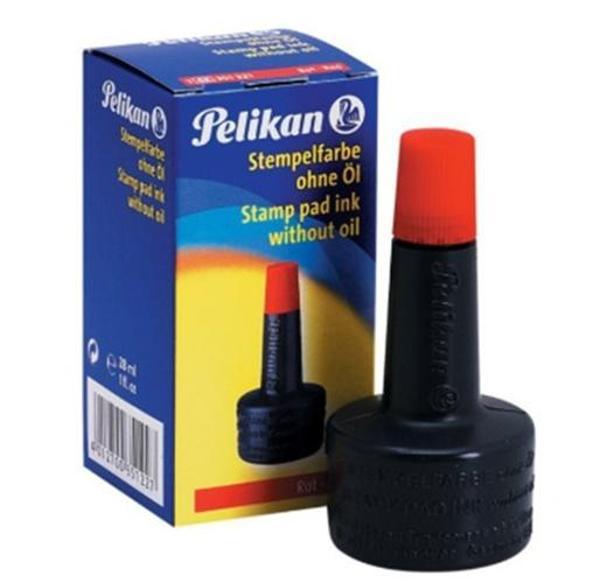 Pelikan Istampa Mürekkebi 30Cc Kırmızı - 3 adet - Image 1