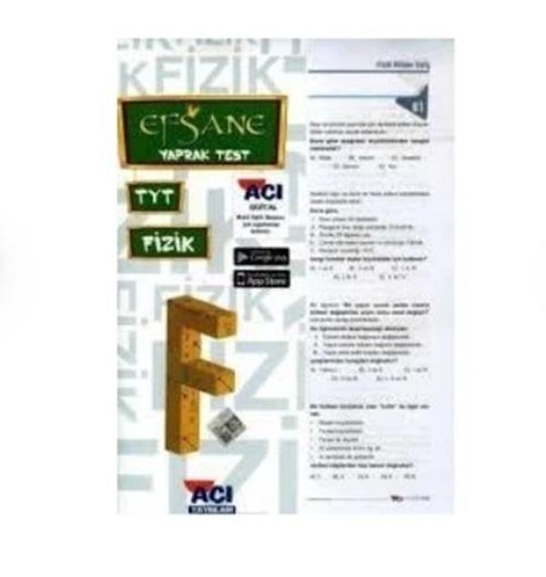 Efsane -10.Sınıf Fizik Yaprak Test - Image 1