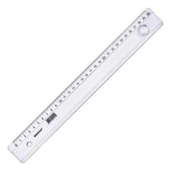 Brons Plastik Cetvel 30 Cm Mercekli - Image 1