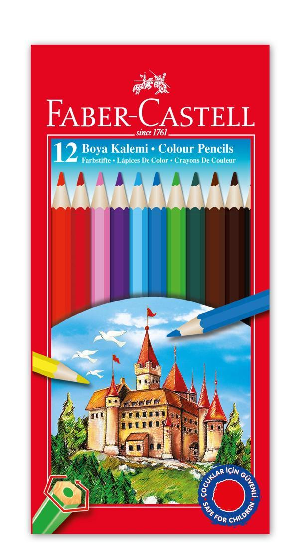 Faber Castell Kuru Boya 12Li Tam Boy - 3 adet - Image 1