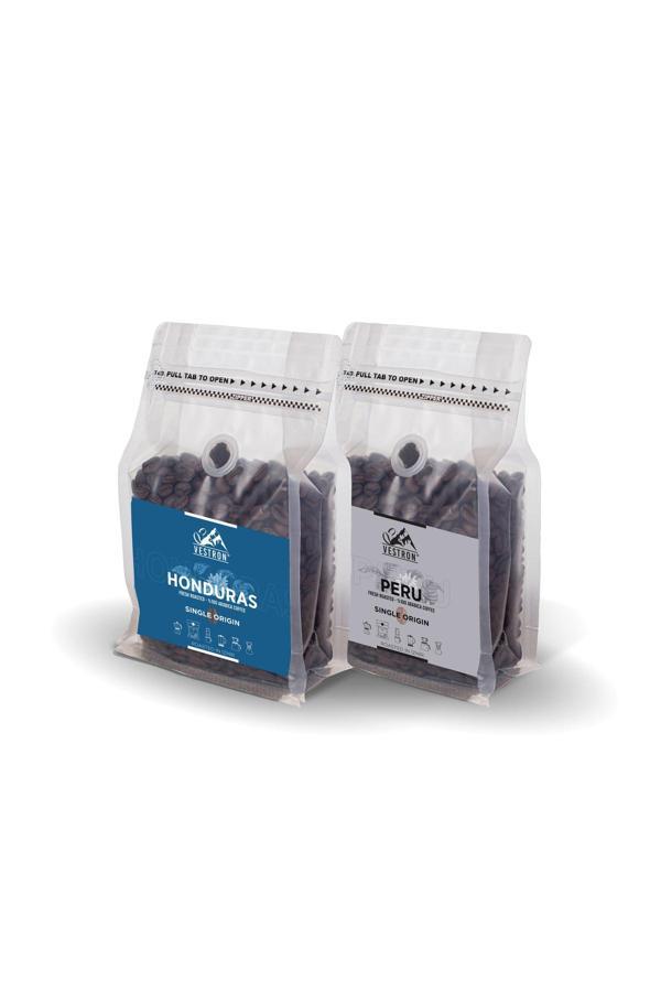 Vestron Süper 2'Li Set Honduras Ve Peru Yöresel Filtre Kahve 2X500Gr S2202 - Image 1