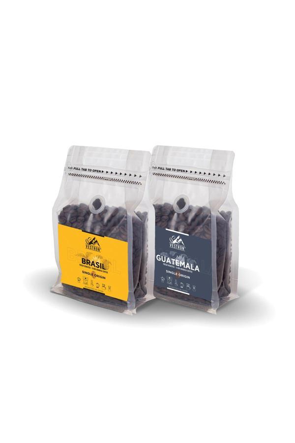 Vestron Süper 2'Li Set Brezilya Ve Guatemala Yöresel Filtre Kahve 2X500Gr S2204 - Image 1