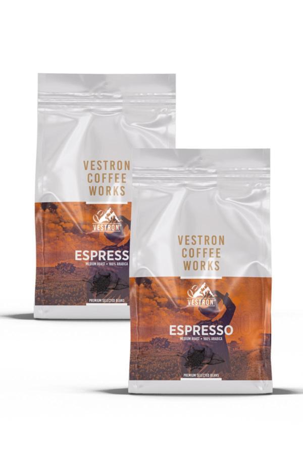 Vestron Espresso Medium Roast Etna Blend Çekirdek Kahve %100 Arabica 1Kg - Image 1