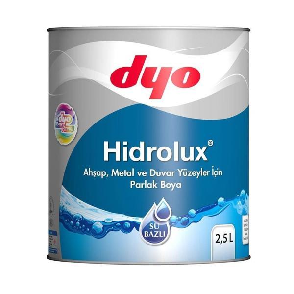 Dyo Hidrolüx 2,5 Litre Beyaz Su Bazlı Ahşap Metal Boyası - Image 1