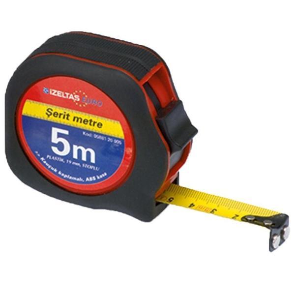 İzeltaş Plastik Şerit Metre 5 Metre - Image 1